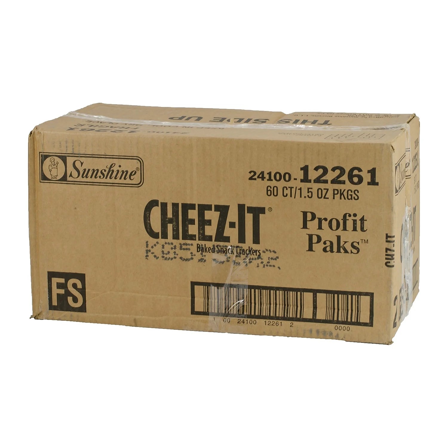 Cheez-It Crackers Cheese 1.5 oz. 60/Carton