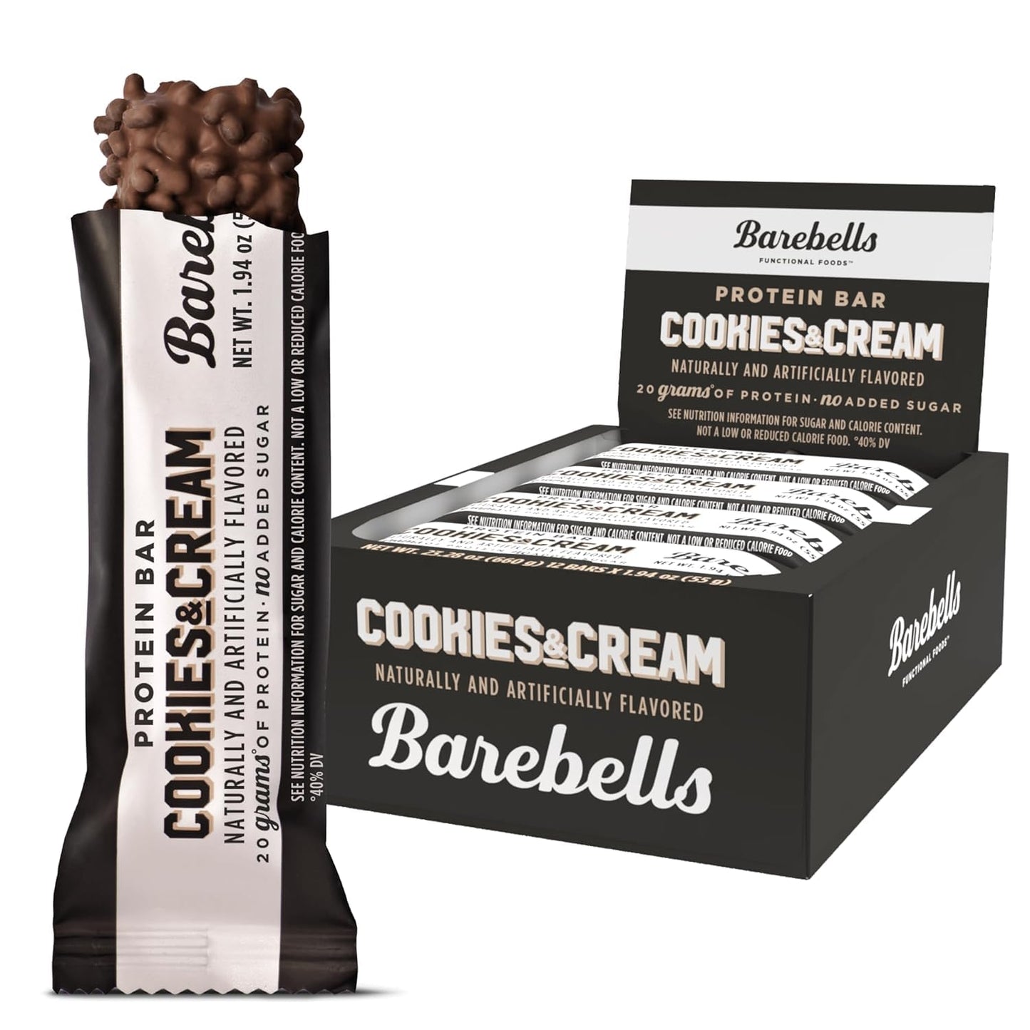 Barebells Protein Bars - Protein Snacks with High Protein - Chocolate Protein Bars - Perfect on The Go Protein Snack & Breakfast Bars
