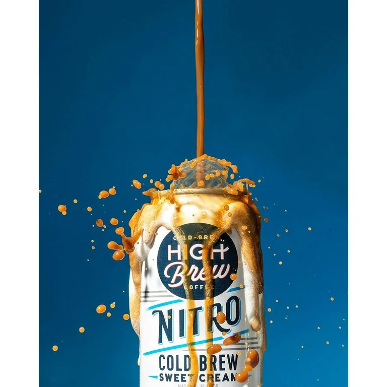 High Brew Coffee, Nitro Sweet Cream, 10 FL Oz, Ready-To-Drink (Pack of 12)