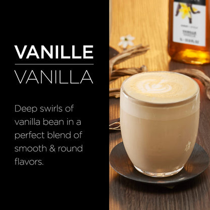 Coffee Syrup, Syrup for Drinks, 1 Liter Bottle