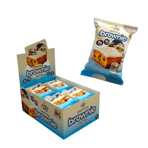 Prime Bites Protein Brownie from Alpha Prime Supplements | High Protein, Collagen Fortified Low Sugar Treat | Delicious Snack | 12 Bars per Box