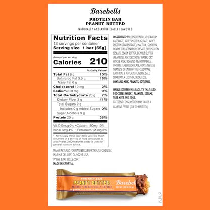 Barebells Protein Bars - Protein Snacks with High Protein - Chocolate Protein Bars - Perfect on The Go Protein Snack & Breakfast Bars