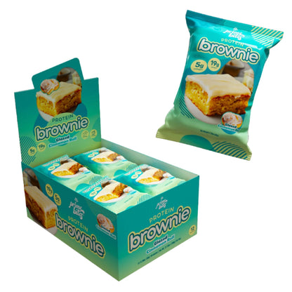 Prime Bites Protein Brownie from Alpha Prime Supplements | High Protein, Collagen Fortified Low Sugar Treat | Delicious Snack | 12 Bars per Box