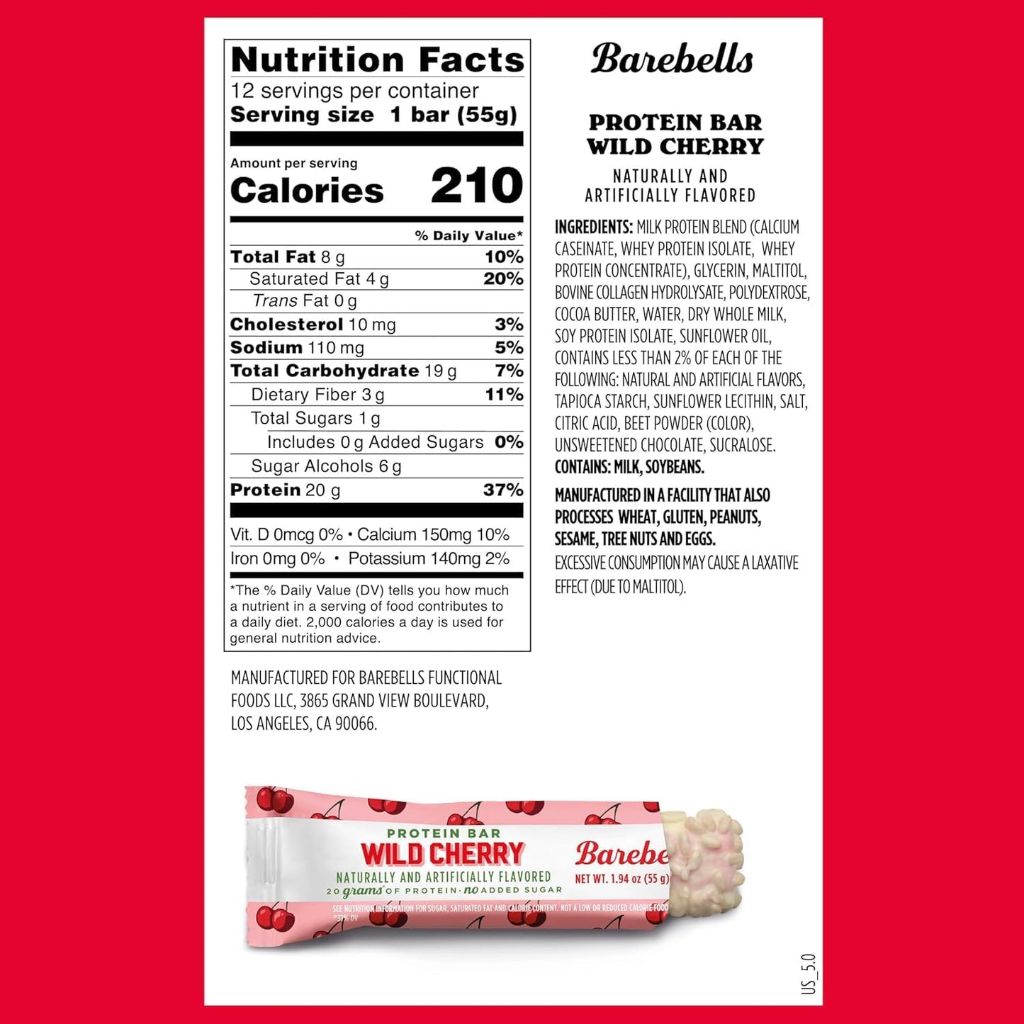 Barebells Protein Bars - Protein Snacks with High Protein - Chocolate Protein Bars - Perfect on The Go Protein Snack & Breakfast Bars