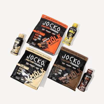 Jocko Mölk Protein Shakes – Protein Drinks, KETO Friendly, No Added Sugar, 30g Grass Fed Protein - Ready to Drink, 12 FL Oz, 12pk, Liquid
