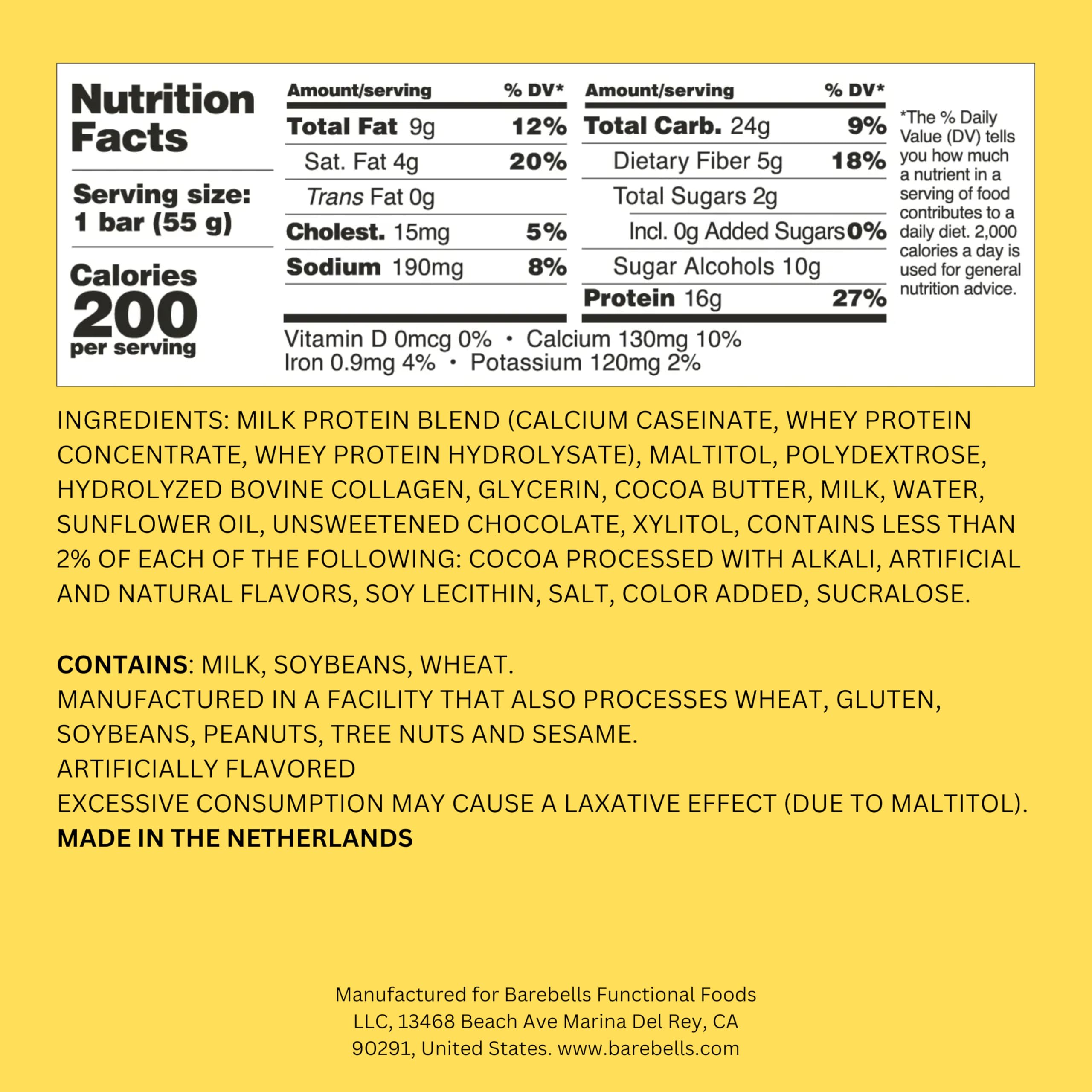 Barebells Protein Bars - Protein Snacks with High Protein