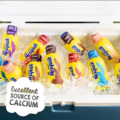 Nesquick Flavored Lowfat Milk 14 Ounce Bottles 12 Pack (Vanilla)