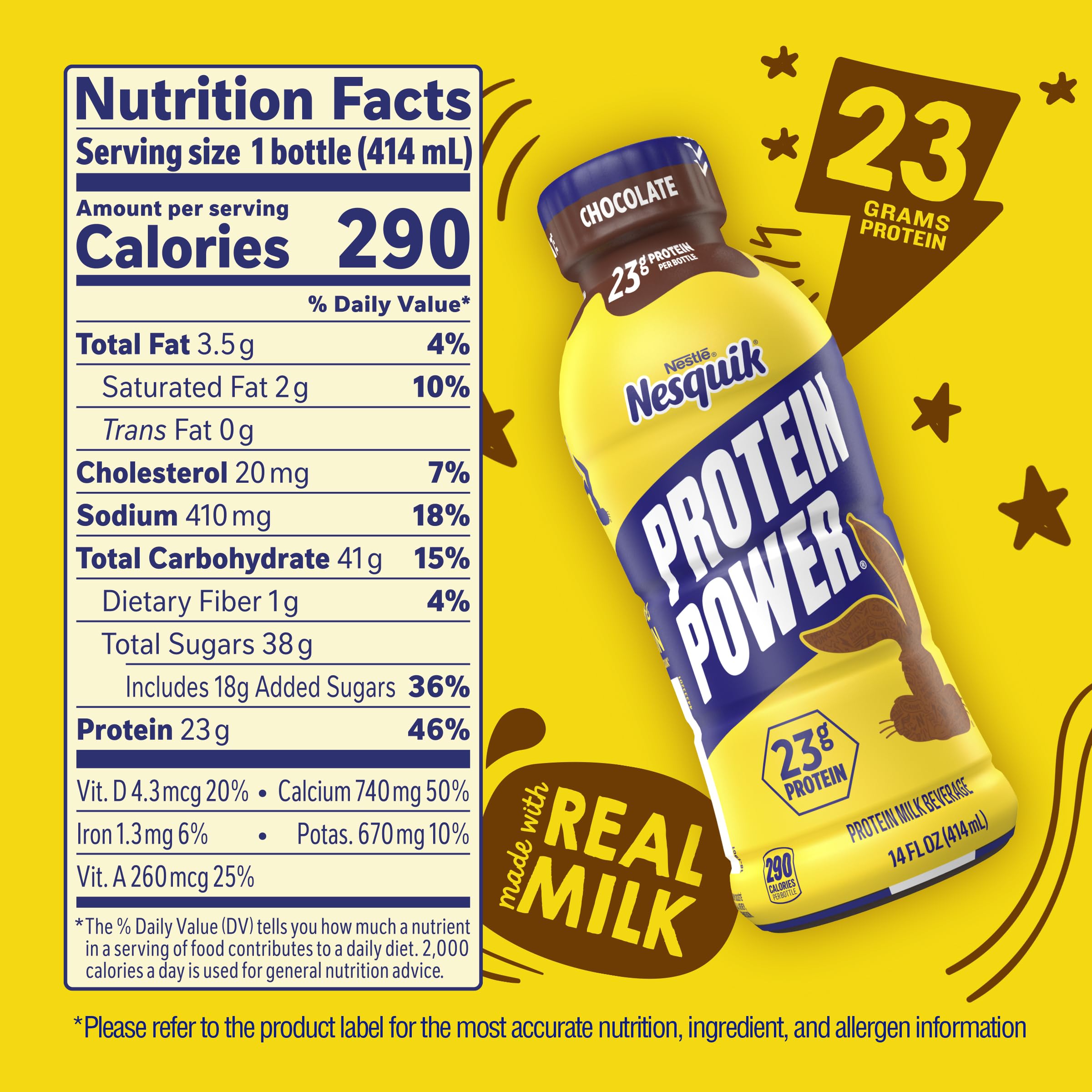 NESTLE NESQUIK PROTEIN POWER Chocolate Milk