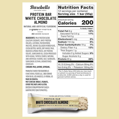 Barebells Protein Bars - Protein Snacks with High Protein - Chocolate Protein Bars - Perfect on The Go Protein Snack & Breakfast Bars