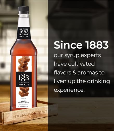 Coffee Syrup, Syrup for Drinks, 1 Liter Bottle