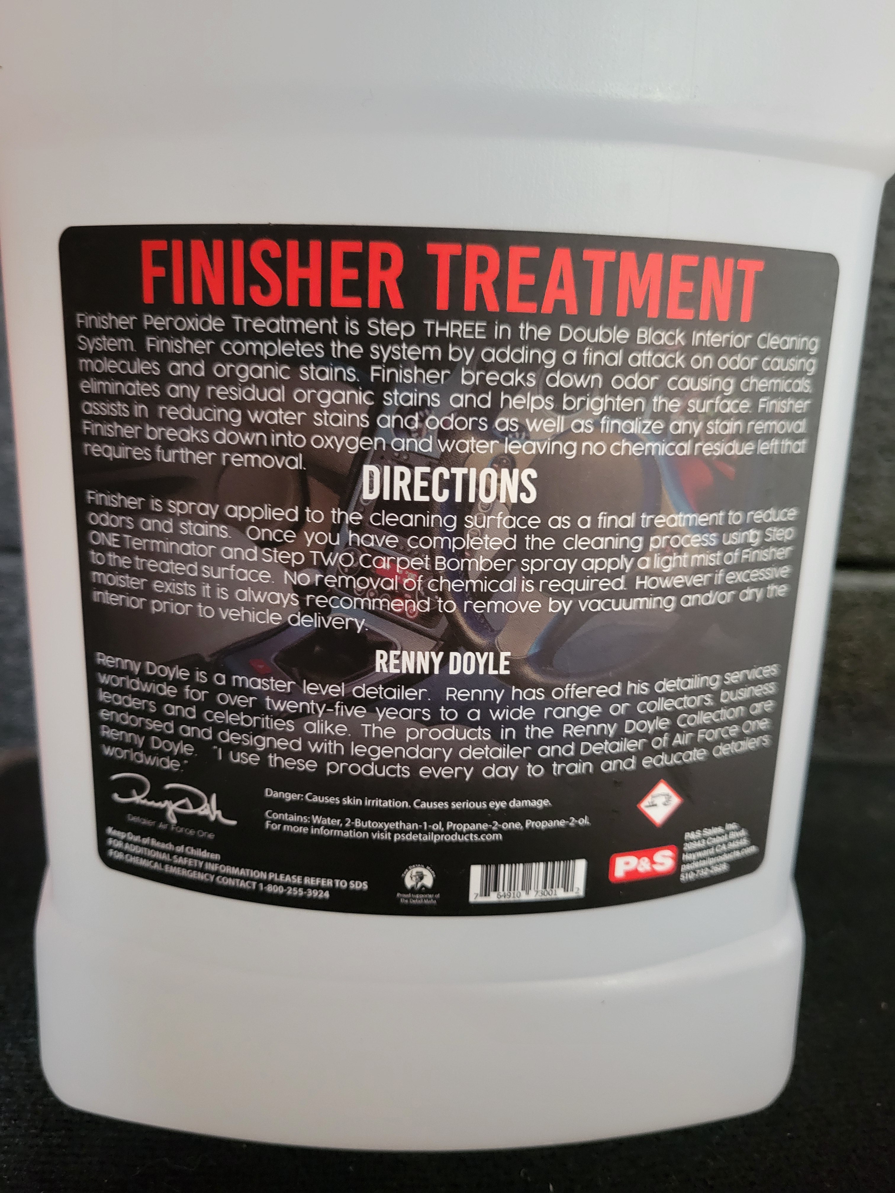 P & S Finisher Peroxide Treatment