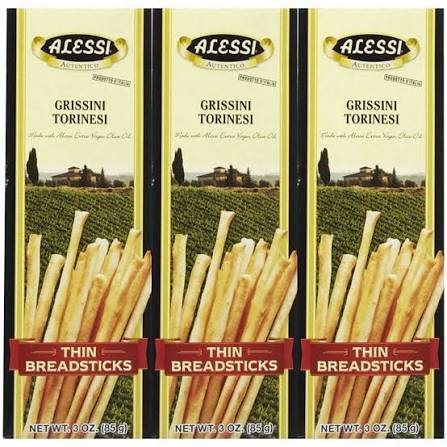 Alessi Autentico - Italian Crispy Breadsticks 3 pack