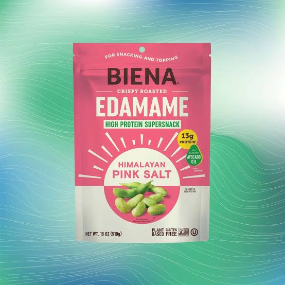 BIENA FOODS Himalayan Pink Salt Roasted Edamame, 4.75 OZ