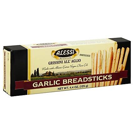 Alessi Thin Garlic Breadsticks, 4.4 Ounce (Pack Of 3)