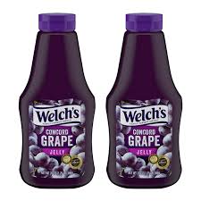 Welch's Concord Grape Jam, 20 Oz Squeeze Bottle( 2 Pack )