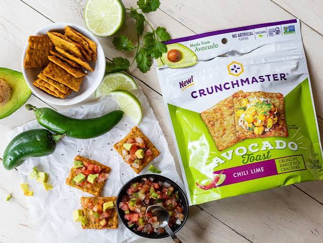 CRUNCHMASTER Salt & Pepper Avocado Toast Crackers, 3.54 OZ