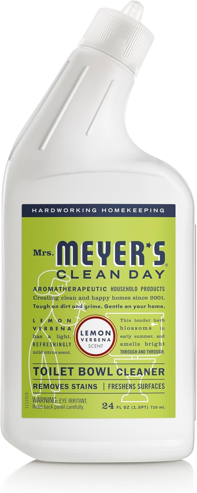Mrs. Meyer’s Clean Day Liquid Toilet Bowl Cleaner,  Lemon Verbena Scent, 24 oz