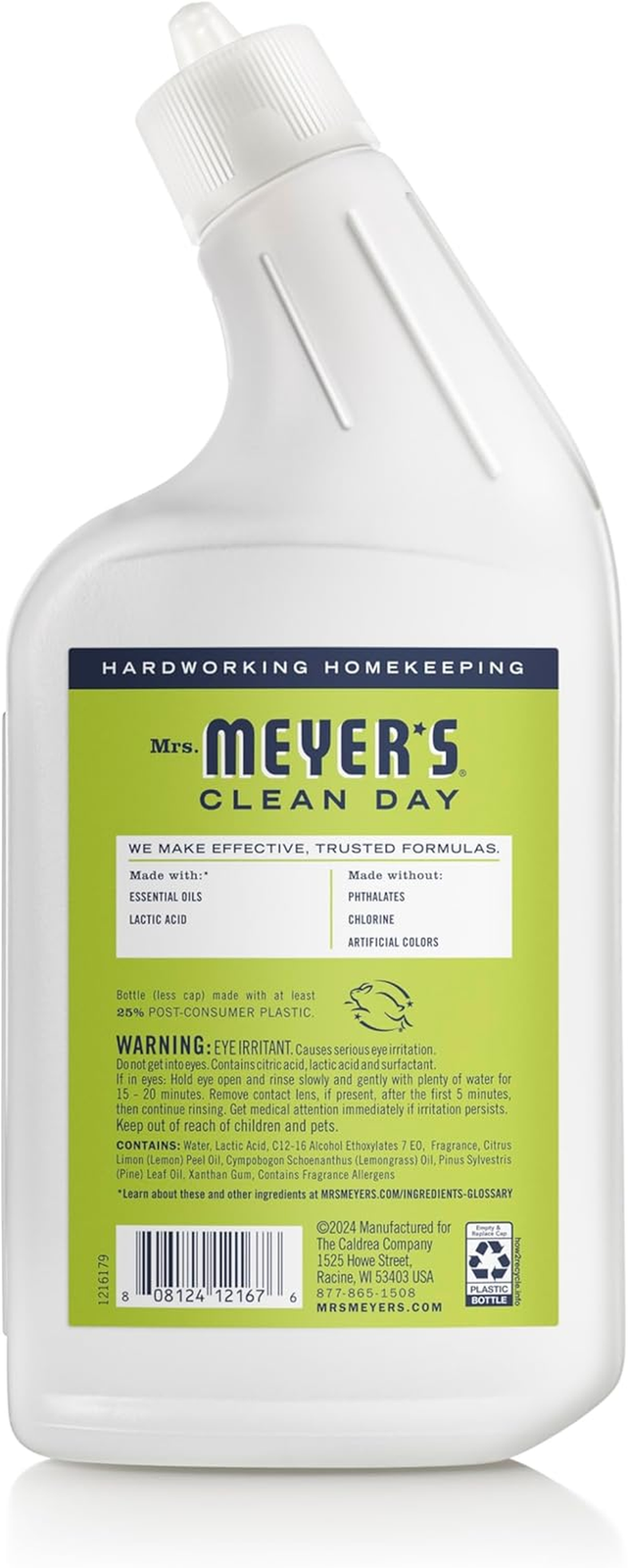 Mrs. Meyer’s Clean Day Liquid Toilet Bowl Cleaner,  Lemon Verbena Scent, 24 oz