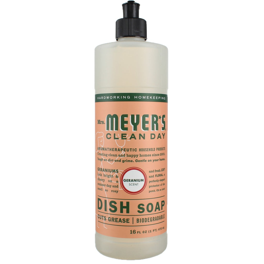 Mrs. Meyer'S Dish Soap Liq Geranium 16 Fl oz