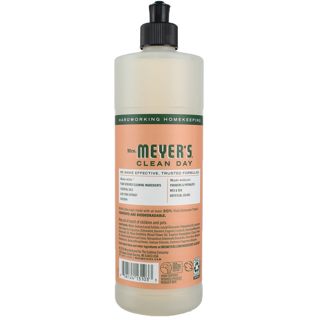 Mrs. Meyer'S Dish Soap Liq Geranium 16 Fl oz