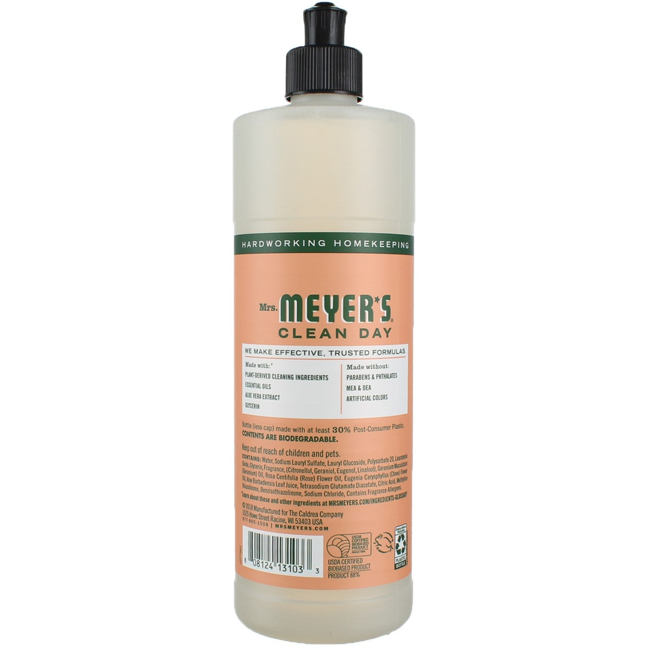 Mrs. Meyer'S Dish Soap Liq Geranium 16 Fl oz