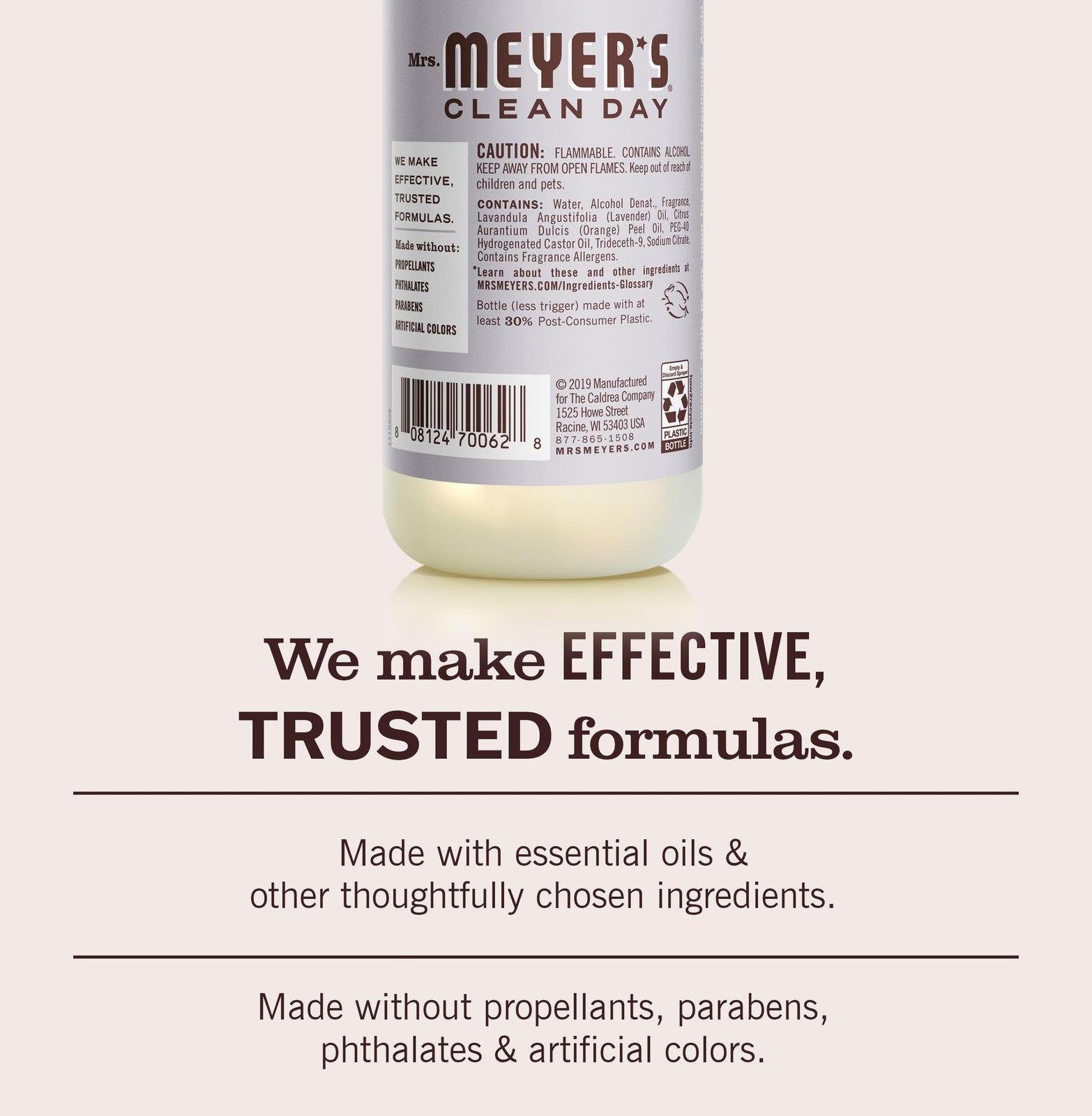 Mrs. Meyer’s Clean Day Room Spray, Lavender Scent, 8 Fl Oz Bottle
