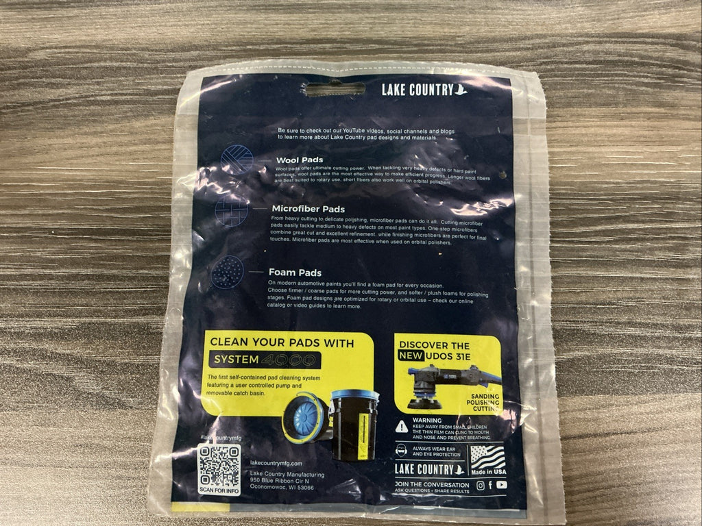 Lake Country HDO550FLC Hdo Heavy Cutting Pad 5.5" Blue