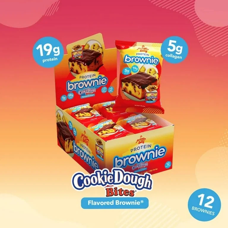 Prime Bite Brownie Cookie Dough Bites