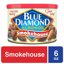 Blue Diamond Almonds, Classic Smokehouse Flavored Nuts, 6 oz