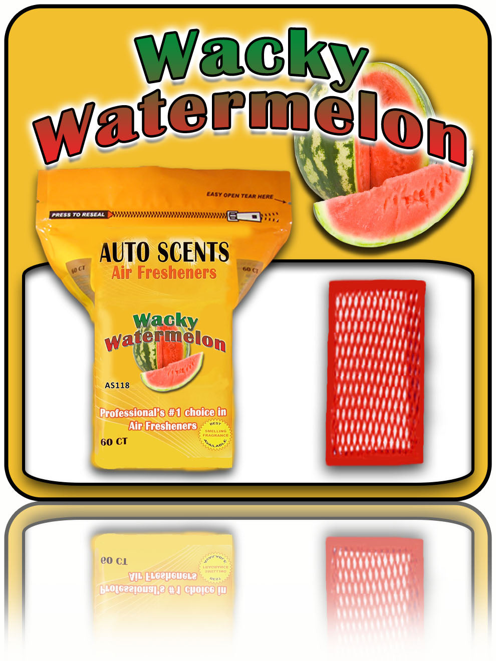 Auto scents Air Freshener Wacky Watermelon